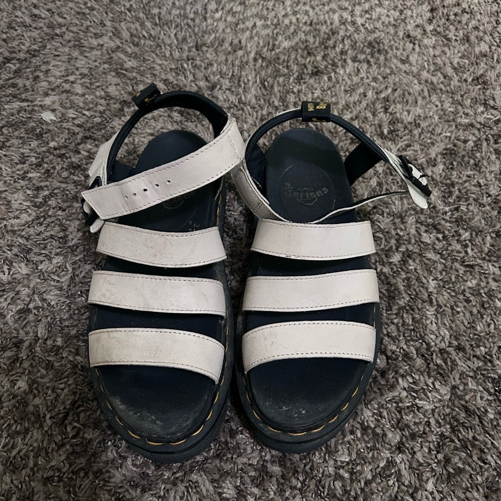 Dr. Martens Clarissa Cream Sandals